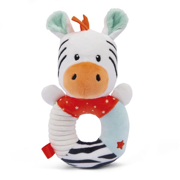 Sonaglino anello soft zebra zaki - baby smile - BABY SMILE