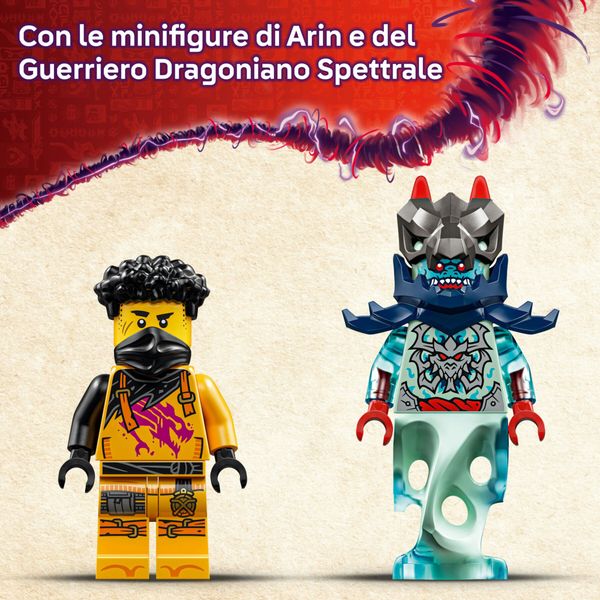 Lego ninjago 71839 battle mech spinjitzu arin: drago, 2 minifigure 7+ - LEGO NINJAGO, LEGO