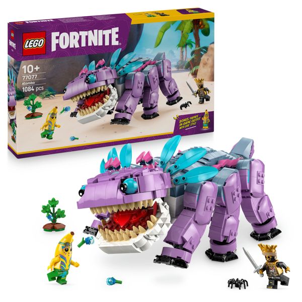 Lego fortnite 77077 klombo: action figure, 2 minifigure, gaming 10+ - Lego