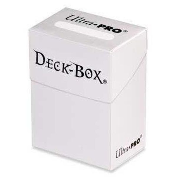 Porta mazzo bianco per carte standard – pokémon, magic, tcg - DB LINE