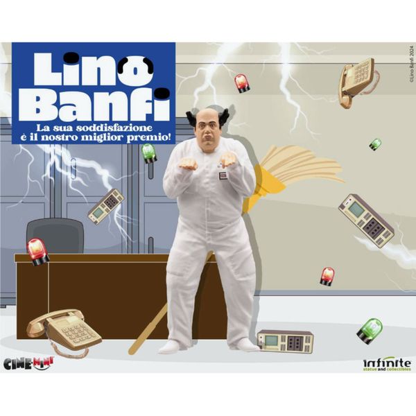 Lino banfi mini figure serie 1 avanti cretino -set 4 personaggi cult in pvc - DB LINE