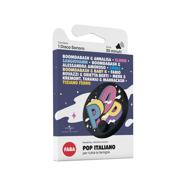 Disco sonoro faba -pop italiano per tutta la famiglia  - per tutte le eta' - FABA