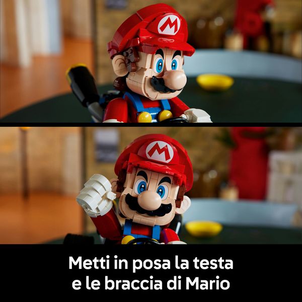 Lego - 72037 - mario kart con mario e kart, modellino da esposizione - LEGO® Super Mario™, LEGO