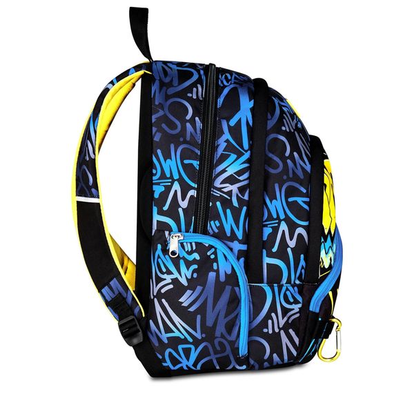 Zaino scuola dual detach hidden spot boy 2 in 1 con schienale ergonomico e zainetto staccabile - SEVEN