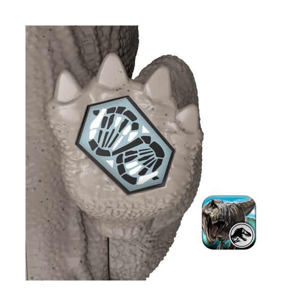 Mattel jurassic world la rinascita - zuniceratopo attacco fatale, dinoasuro snodato con azione a colpo singolo inclusa, design ispirato al film - Jurassic World