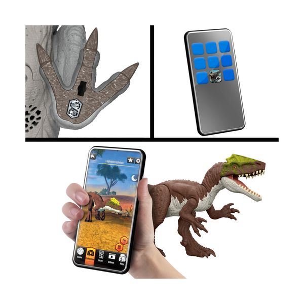 Mattel jurassic world la rinascita - zuniceratopo attacco fatale, dinoasuro snodato con azione a colpo singolo inclusa, design ispirato al film - Jurassic World