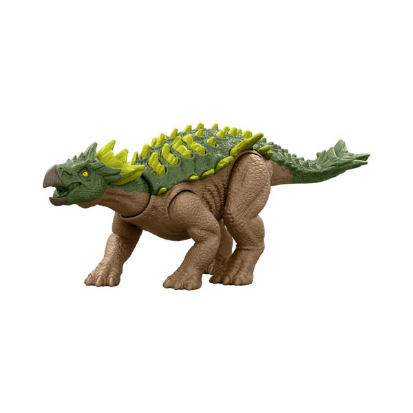 Mattel jurassic world la rinascita - yuxisaurus attacco fatale, dinoasuro snodato con azione a colpo singolo inclusa, design ispirato al film - Jurassic World