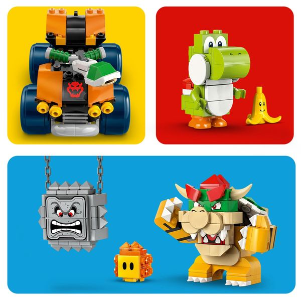 Lego 72039 - mario kart castello di bowser con 2 macchine, 9+ anni - LEGO® Super Mario™, LEGO
