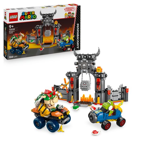 Lego 72039 - mario kart castello di bowser con 2 macchine, 9+ anni - LEGO® Super Mario™, Lego
