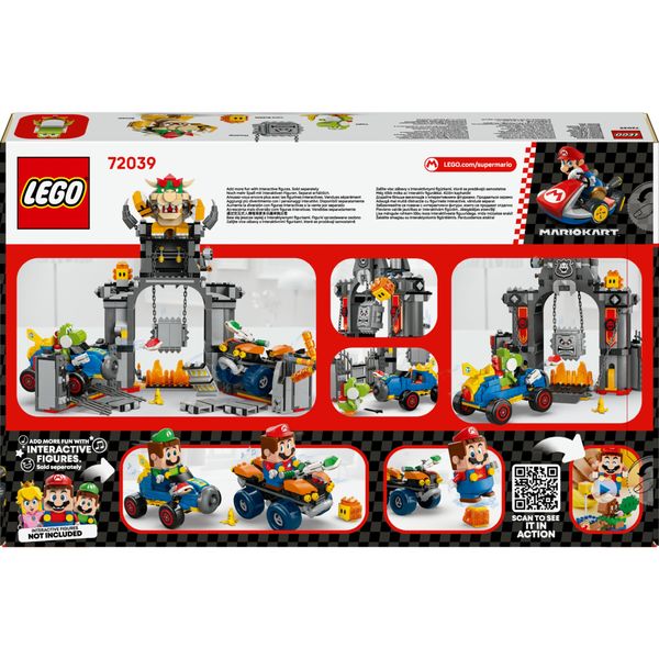Lego 72039 - mario kart castello di bowser con 2 macchine, 9+ anni - LEGO® Super Mario™, LEGO