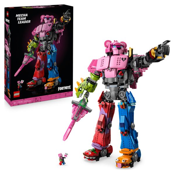 Lego fortnite 77078 - leader squadra mecha da esposizione con minifigure - Lego