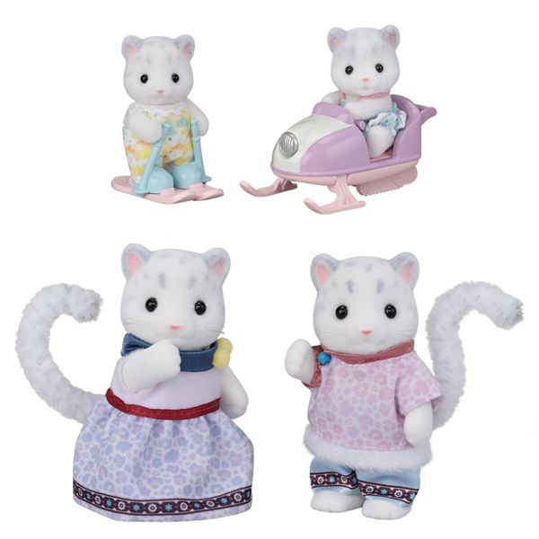 Sylvanian families - famiglia leopardo delle nevi-  personaggi collezionabili sf - SYLVANIAN FAMILIES