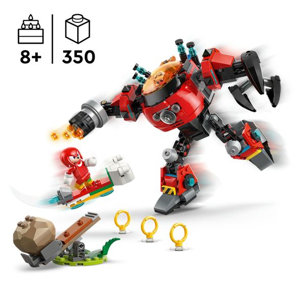Lego sonic 77005 - knuckles vs mech egg crusher con 2 minifigure 8+ - Sonic, LEGO