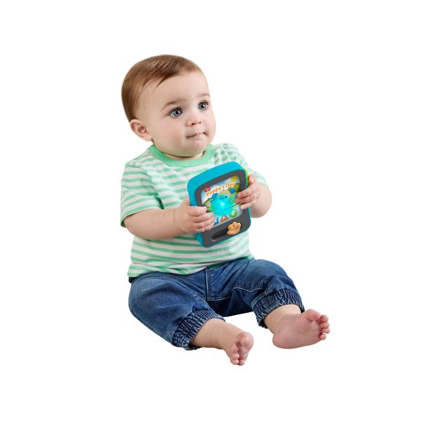Fisher-price - tablet delle storie di cagnolino, finto e-reader con luci, canzoni didattiche e classiche filastrocche - FISHER PRICE
