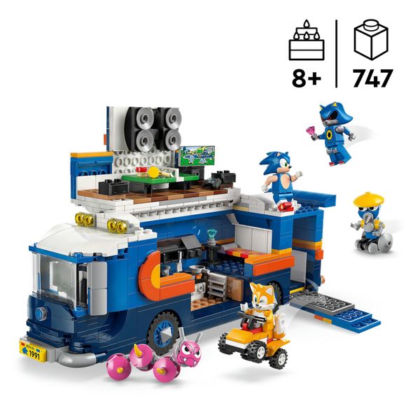 Lego sonic 77006 - camion di comando con 5 personaggi interattivi 8+ - Sonic, LEGO