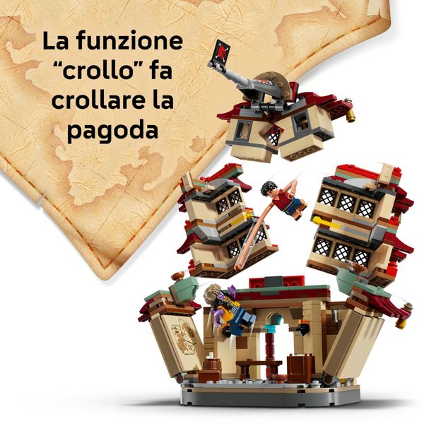 Lego 75638 - one piece battaglia ad arlong park con 5 figure, 9+ anni - ONE PIECE, LEGO