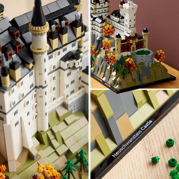 Lego architecture 21063 - castello neuschwanstein da esposizione - LEGO ARCHITECTURE, LEGO