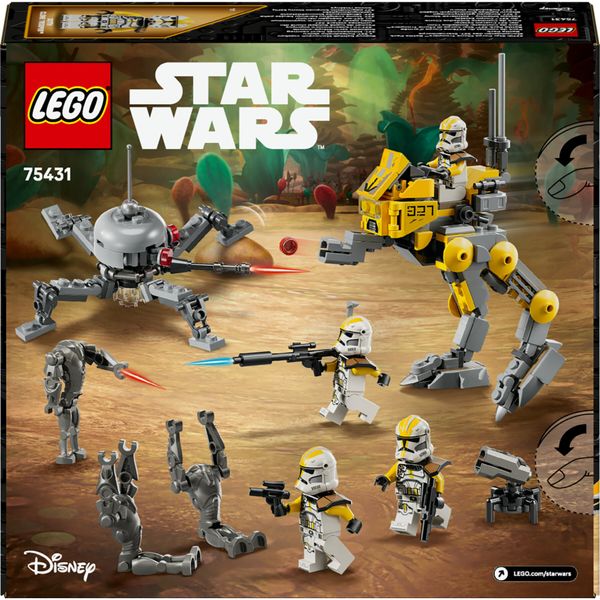 Lego star wars 75431 - battle pack 327° con 7 personaggi e at-rt 7+ - LEGO STAR WARS, LEGO® Star Wars™, LEGO