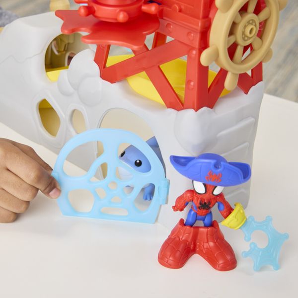 Spidey water web playset isola dei pirati - SPIDEY