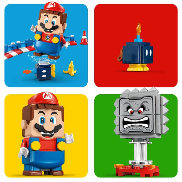 Lego 72043 - mario kart con kart standard e 3 personaggi, 7+ anni - LEGO® Super Mario™, LEGO