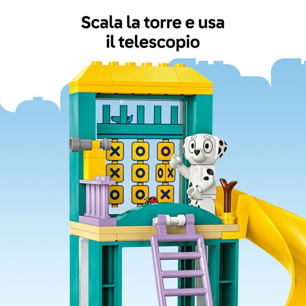 Lego 11201 - bluey parco giochi con scivolo e 2 minifigure, 4+ anni - BLUEY, LEGO