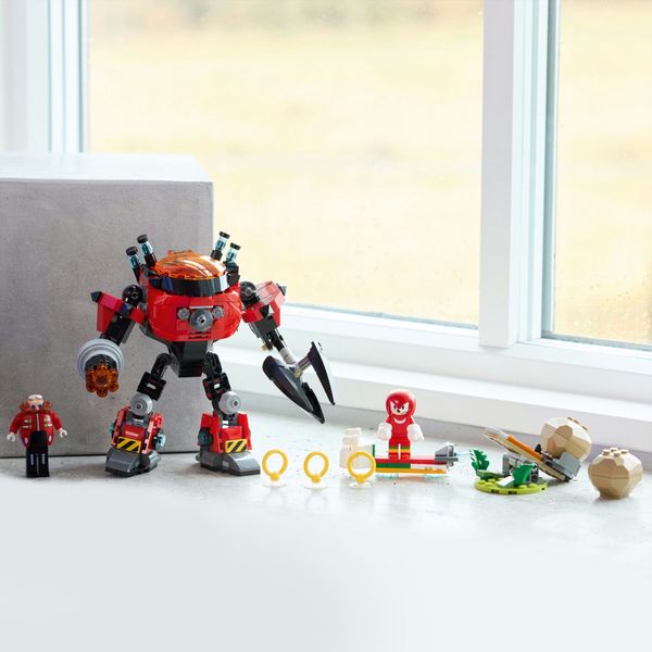 Lego sonic 77005 - knuckles vs mech egg crusher con 2 minifigure 8+ - Sonic, LEGO