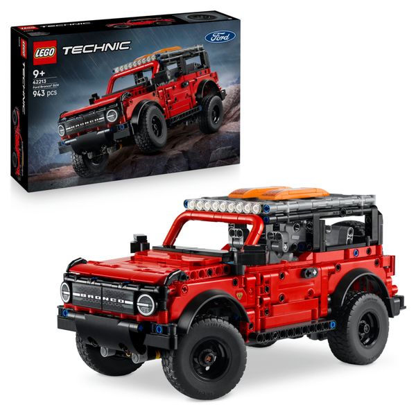 Lego technic 42213 - suv ford bronco con motore v6 e sterzo 9+ - LEGO TECHNIC, Lego