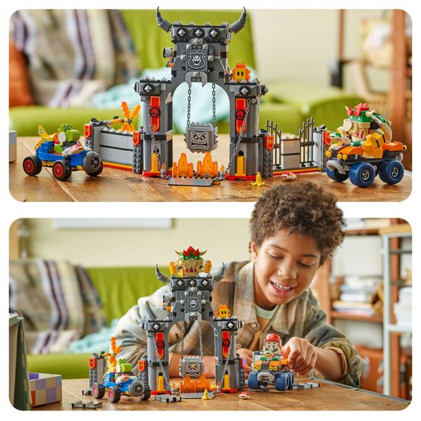 Lego 72039 - mario kart castello di bowser con 2 macchine, 9+ anni - LEGO® Super Mario™, LEGO