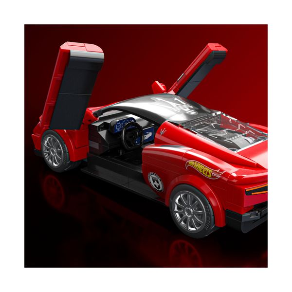 ​​mattel brick shop hot wheels - maserati mc20 serie speed, set da costruire con 250 pezzi, dettagli realistici e adesivi - BRICK SHOP, Hot Wheels