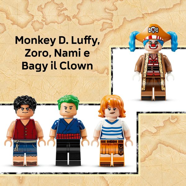 Lego one piece 75637 la tenda del circo di bagy il clown - ONE PIECE, LEGO