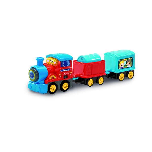 Vroom vroom go - treno giocattolo interattivo con pista e ostacoli – vtech - VTECH