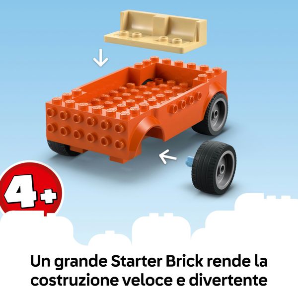 Lego 11202 - bluey vacanza in spiaggia con auto e 3 figure, 4+ anni - BLUEY, LEGO