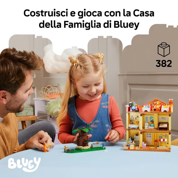 Lego 11203 - bluey casa con giardino e 4 minifigure, 4+ anni - BLUEY, LEGO