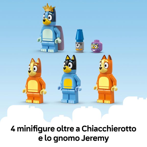 Lego 11203 - bluey casa con giardino e 4 minifigure, 4+ anni - BLUEY, LEGO