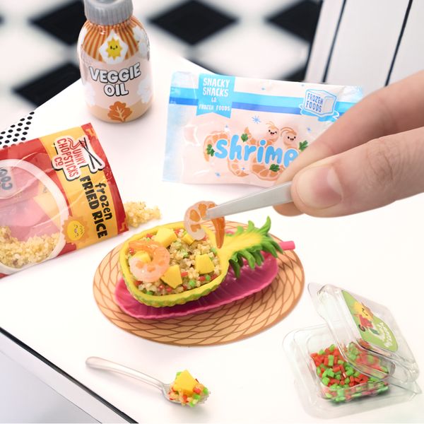 Miniverse diner serie 4 assortita - diy mini oggetti in resina - MINIVERSE MGA