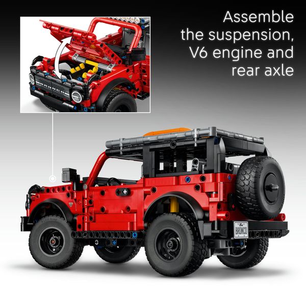 Lego technic 42213 - suv ford bronco con motore v6 e sterzo 9+ - LEGO TECHNIC, LEGO