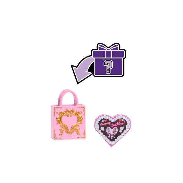 Monster high - cupid asteria scary sweet birthday, bambola con abito da party rosa e rosso e accessori a tema - Monster High