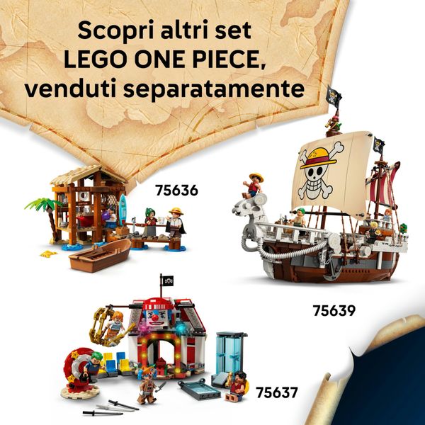 Lego 75638 - one piece battaglia ad arlong park con 5 figure, 9+ anni - ONE PIECE, LEGO