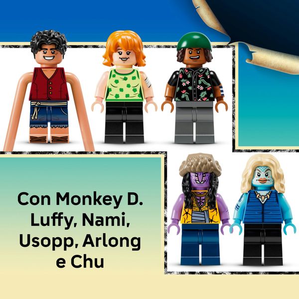 Lego 75638 - one piece battaglia ad arlong park con 5 figure, 9+ anni - ONE PIECE, LEGO