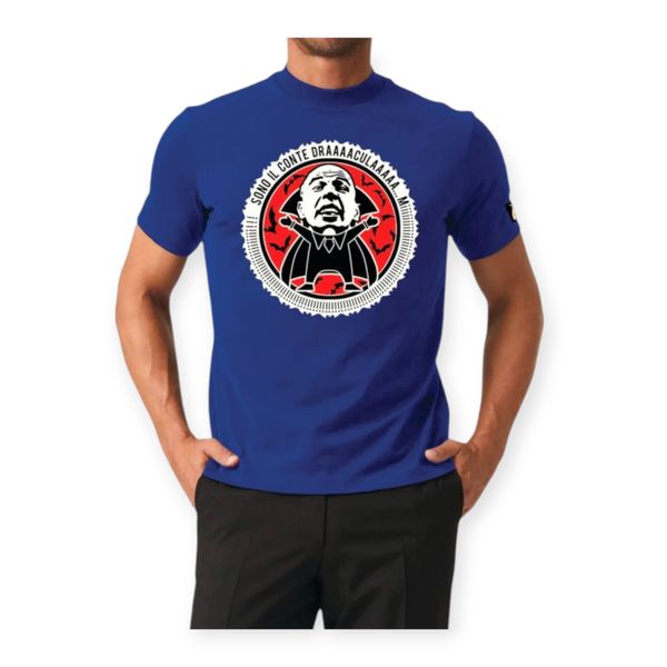 Myagg t-shirt dracula blu - MYAGG