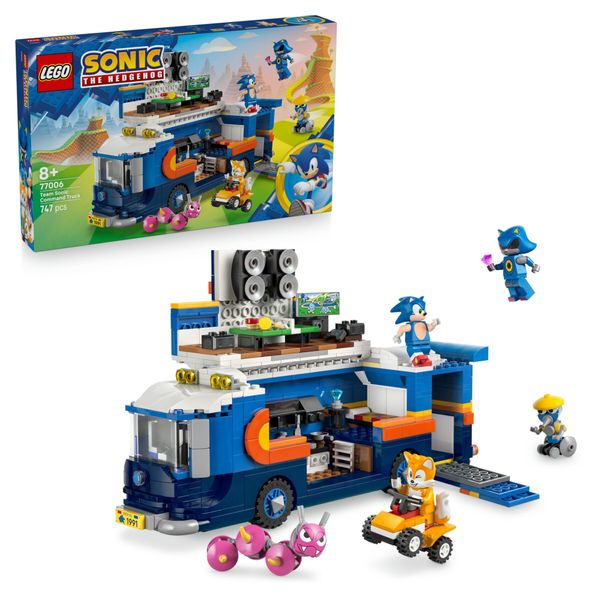 Lego sonic 77006 - camion di comando con 5 personaggi interattivi 8+ - Sonic, Lego