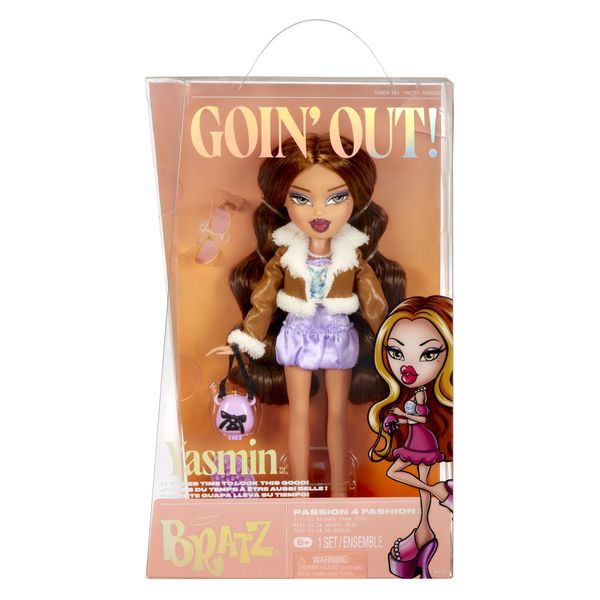 Bratz goin' out! yasmin - bambola con outfit e accessori - BRATZ