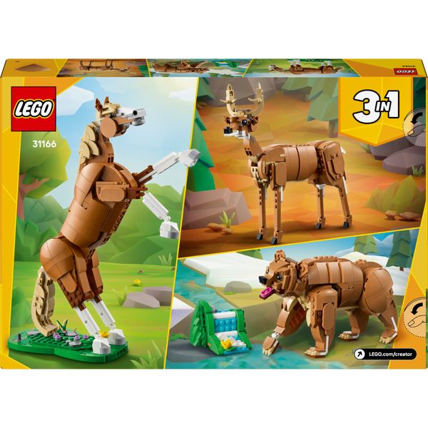 Lego creator 31166 - cavallo 3in1 trasformabile in orso o cervo 9+ - LEGO CREATOR, LEGO