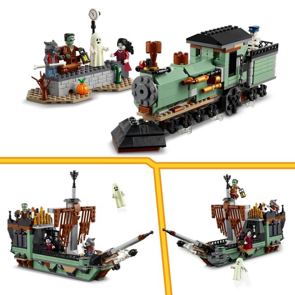 Lego creator 31167 - villa spettrale 3in1: nave fantasma o treno 9+ - LEGO CREATOR, LEGO
