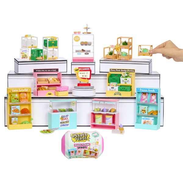 Miniverse spaces mobili assortito - set diy arredi mini da creare - MINIVERSE MGA
