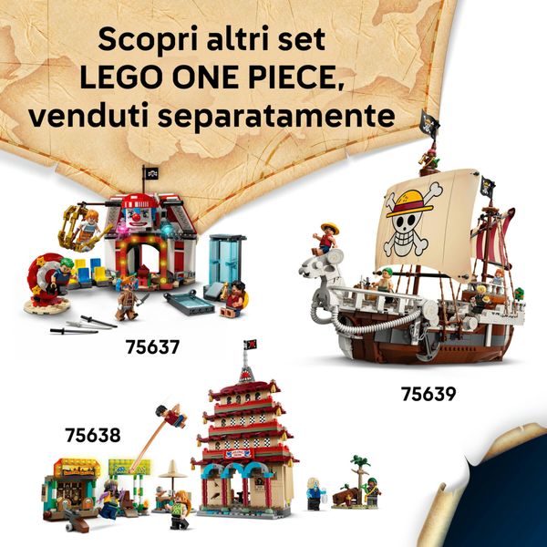 Lego one piece 75636 la capanna del villaggio foosha con barca giocattolo - ONE PIECE, LEGO