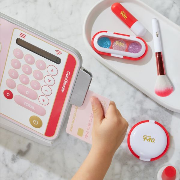Cassa trucco fao schwarz beauty boutique – set gioco 19 pezzi - 