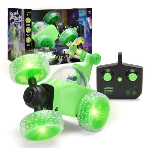 Auto rc wheelie spinner sharper image – acrobazie e led luminosi - Sharper Image