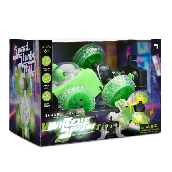 Auto rc wheelie spinner sharper image – acrobazie e led luminosi - Sharper Image