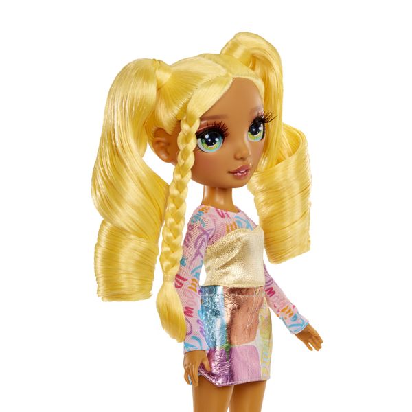 Rainbow high sunny - bambola fashion gialla 28 cm - Rainbow High